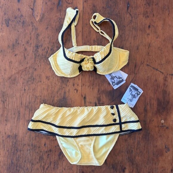 RARE Vintage Y2K Betsey Johnson Unforgettable Bikini - Picture 1 of 8